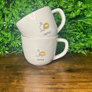 Rae Dunn Forever Ring Design Mugs
